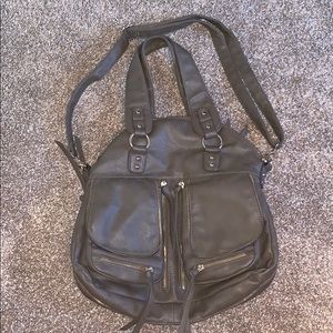 Grey purse tote